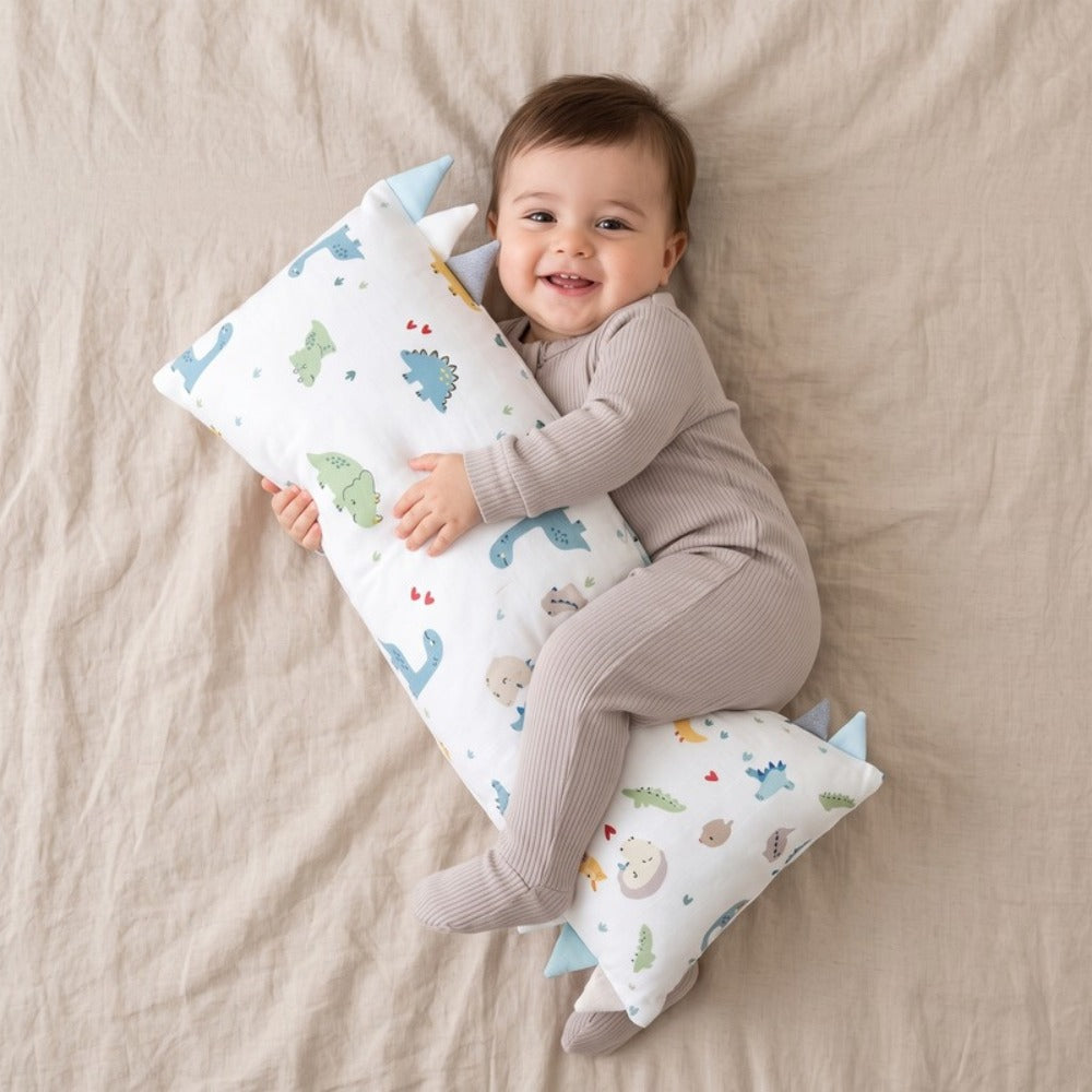 Momi Toys Baby Pillow, Soft Bamboo Cuddle Kids Pillow