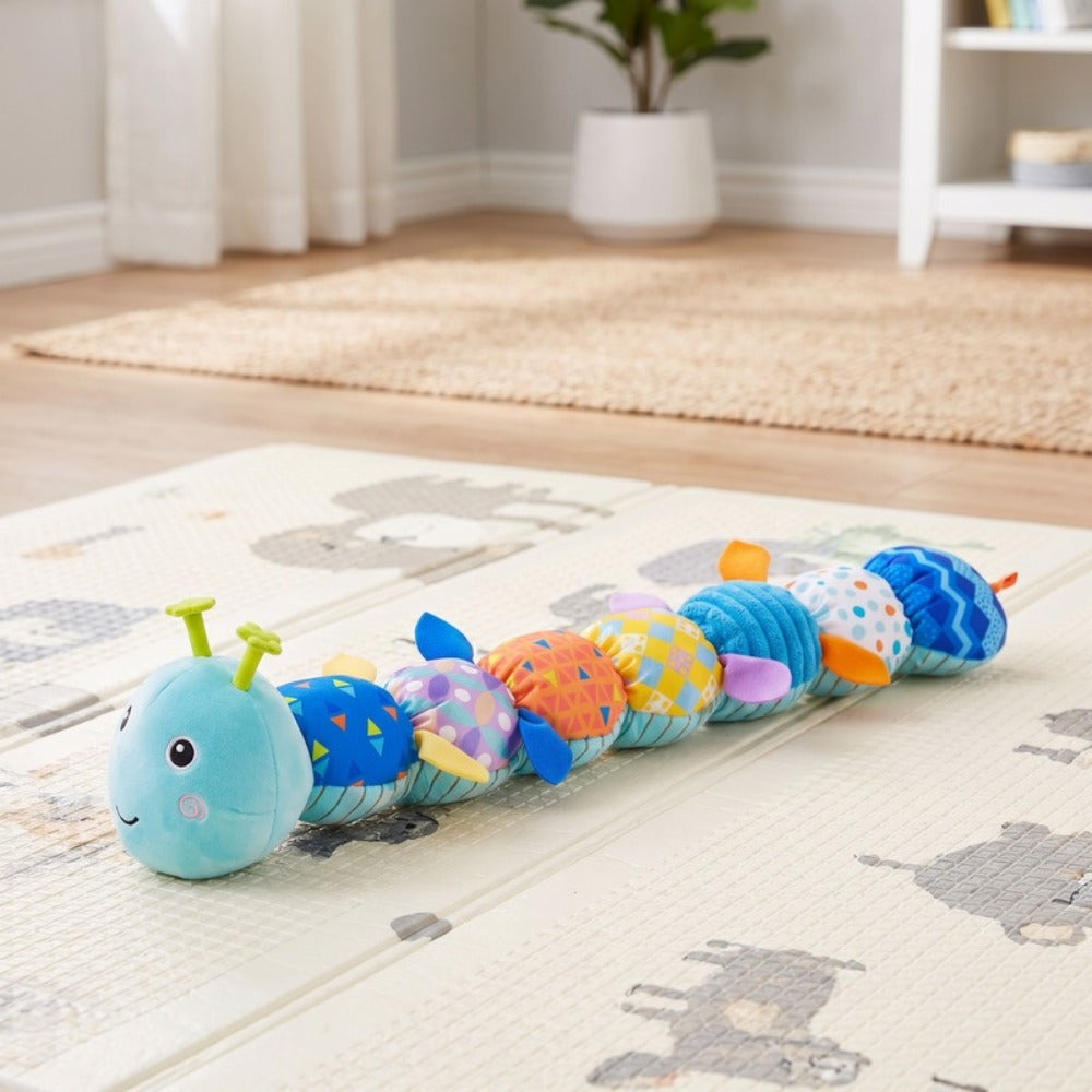Momi Toys Musical Caterpillar Plush, Soft Baby Rattle Toy