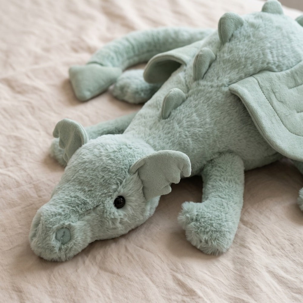 Momi Toys Dragon Plush Pillow, Soft Dinosaur Stuffed Animal Toy