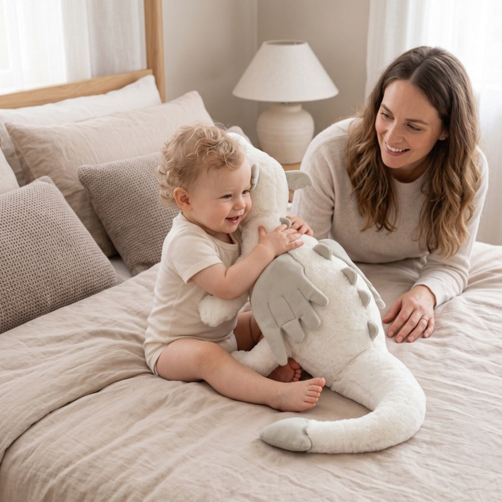 Momi Toys Dragon Plush Pillow, Soft Dinosaur Stuffed Animal Toy
