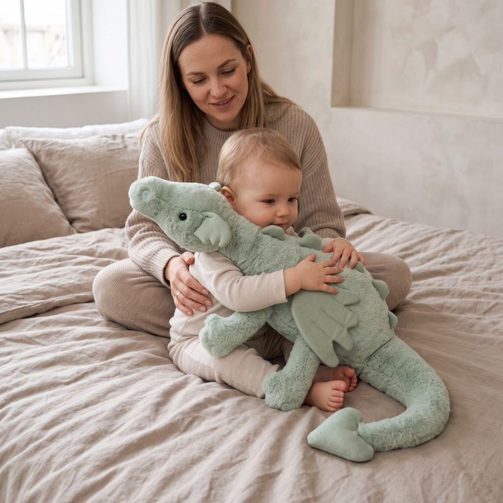 Momi Toys Dragon Plush Pillow, Soft Dinosaur Stuffed Animal Toy