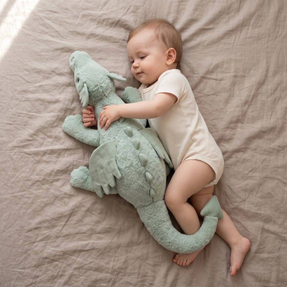 Momi Toys Dragon Plush Pillow, Soft Dinosaur Stuffed Animal Toy
