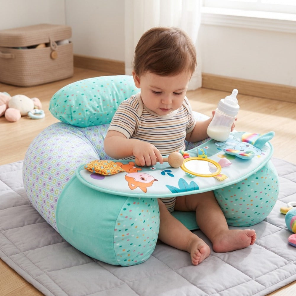 Momi Toys Inflatable Baby Floor Seat, Sit Me Up Support Chair