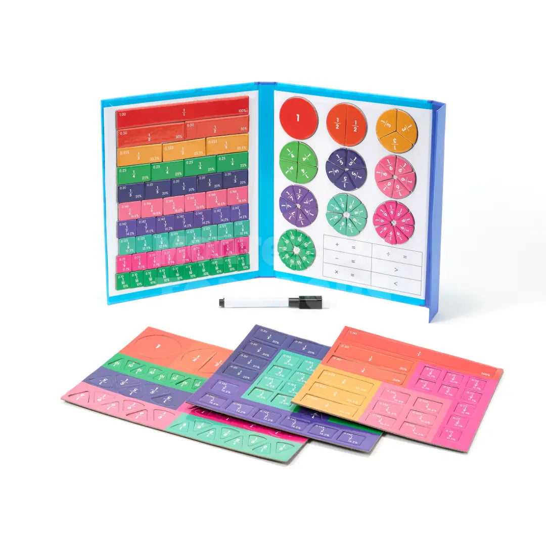 Momi Toys Magnetic Fractions Book