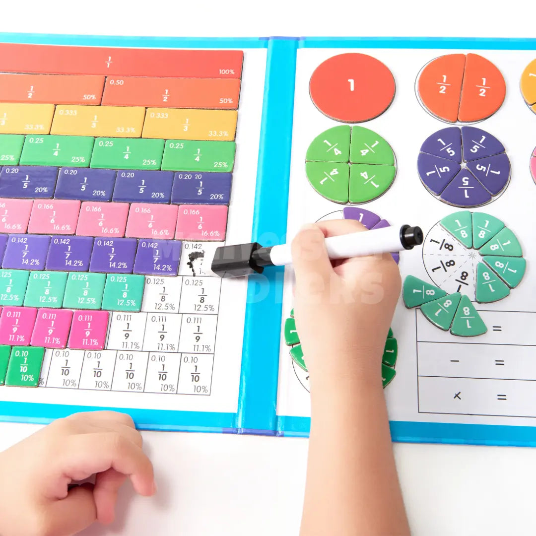Momi Toys Magnetic Fractions Book