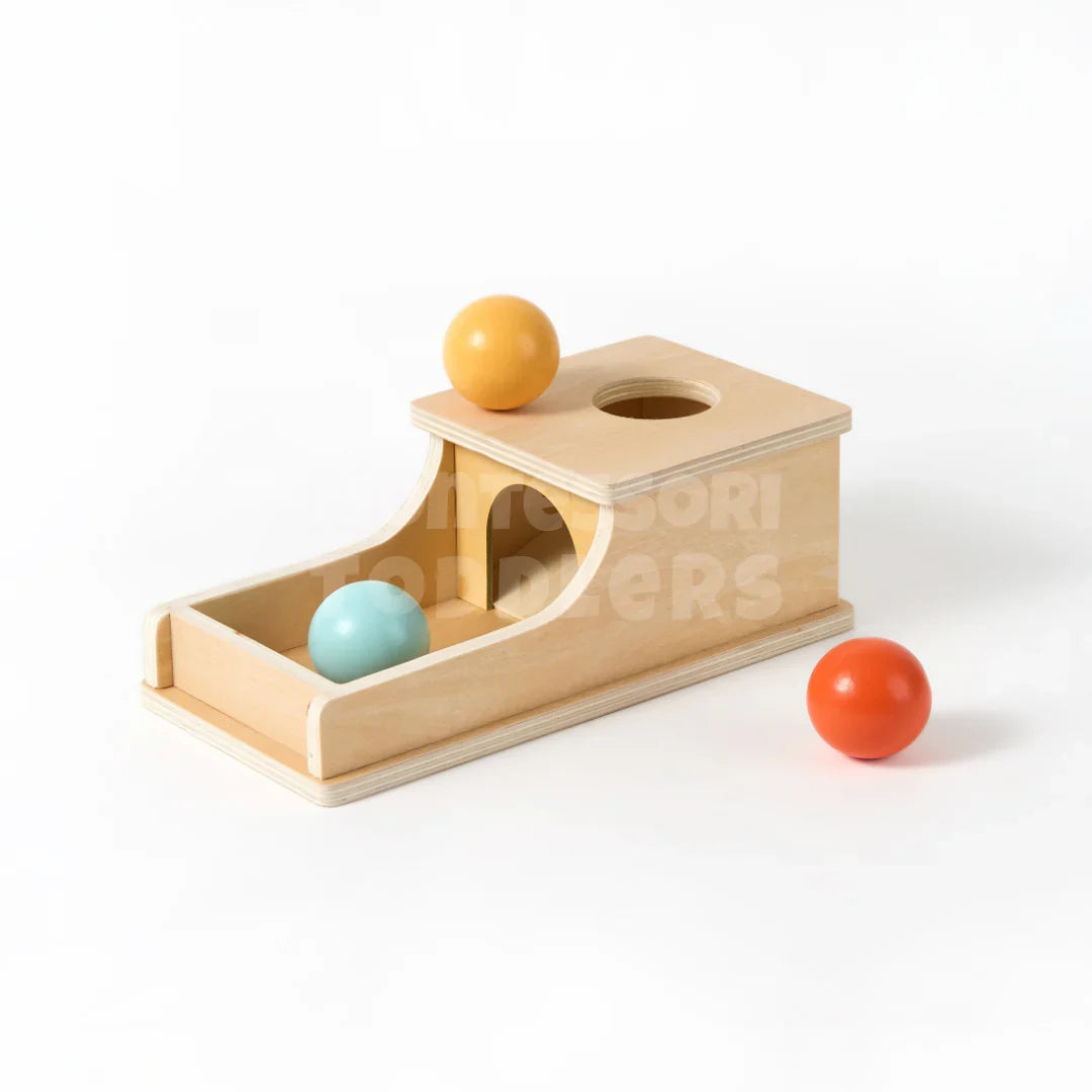 Momi Toys Wooden Object Permanence Box