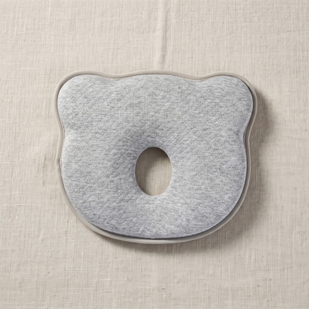 Momi Toys Memory Foam Baby Pillow, Organic Cotton Head Support