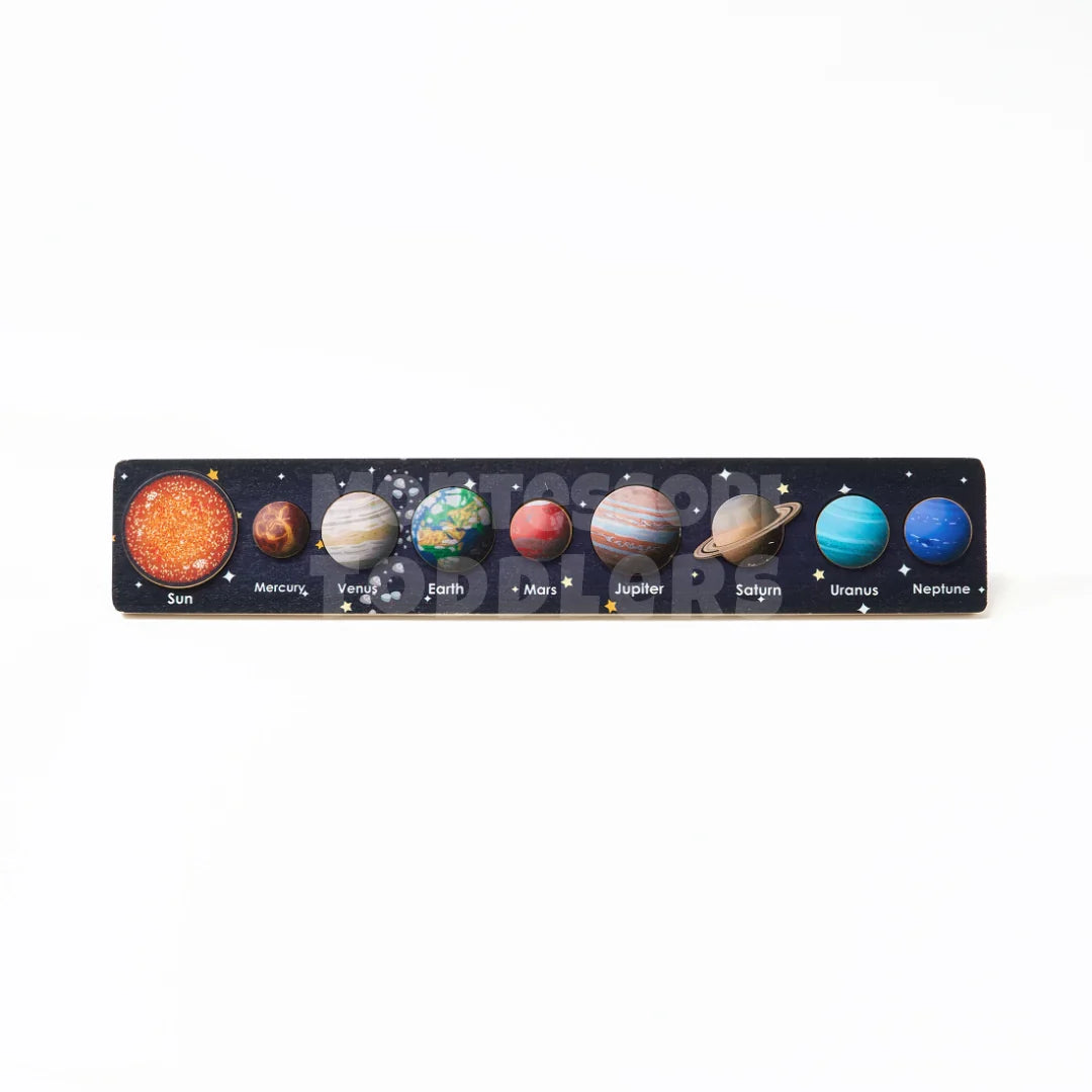 Momi Toys Wooden Solar System Puzzle
