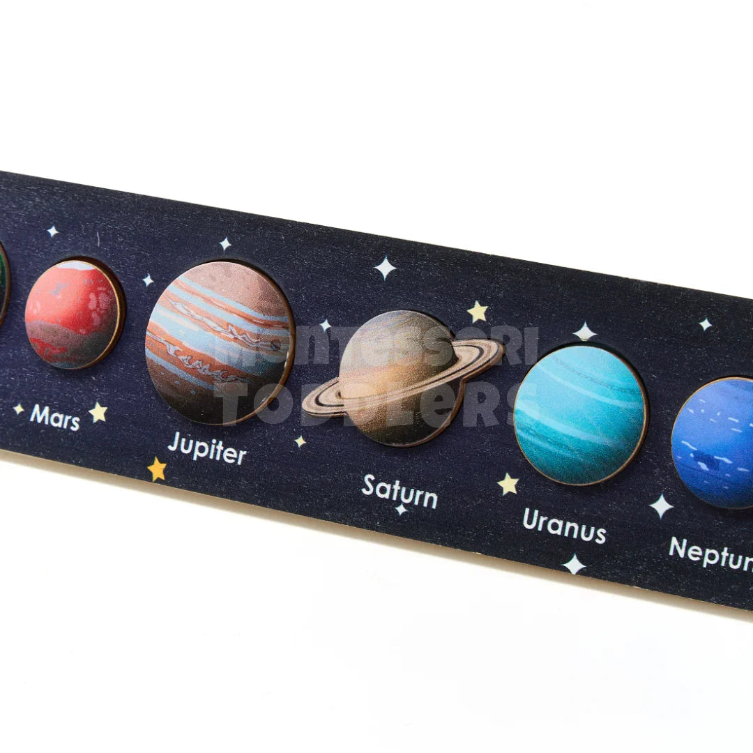 Momi Toys Wooden Solar System Puzzle