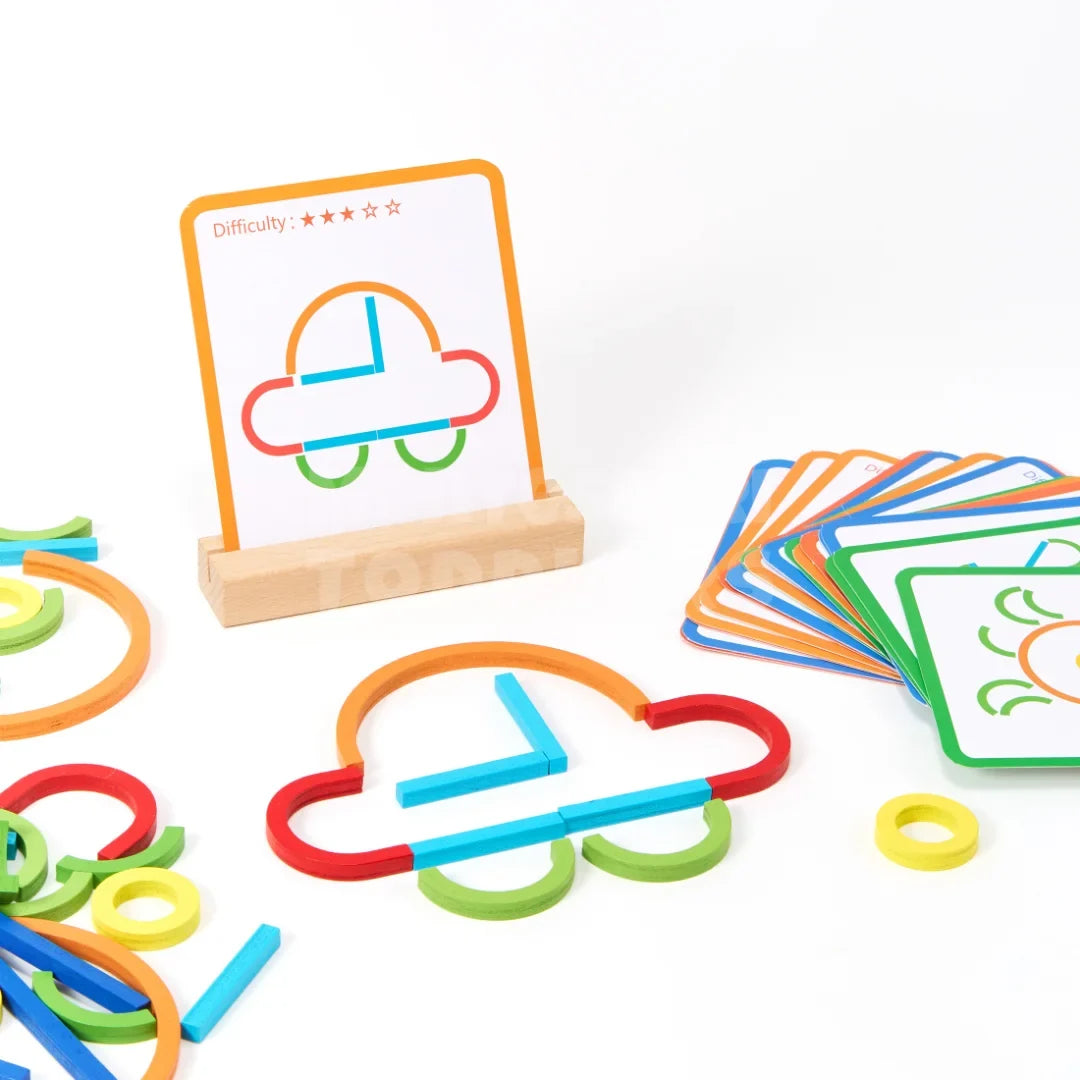 Momi Toys Stick & Rings Puzzle