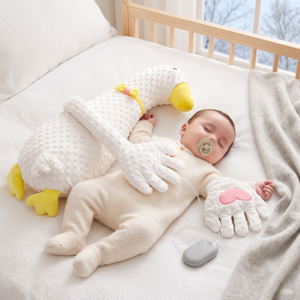 Momi Toys Duck Plush Toy, Weighted Soothing Stuffed Animal