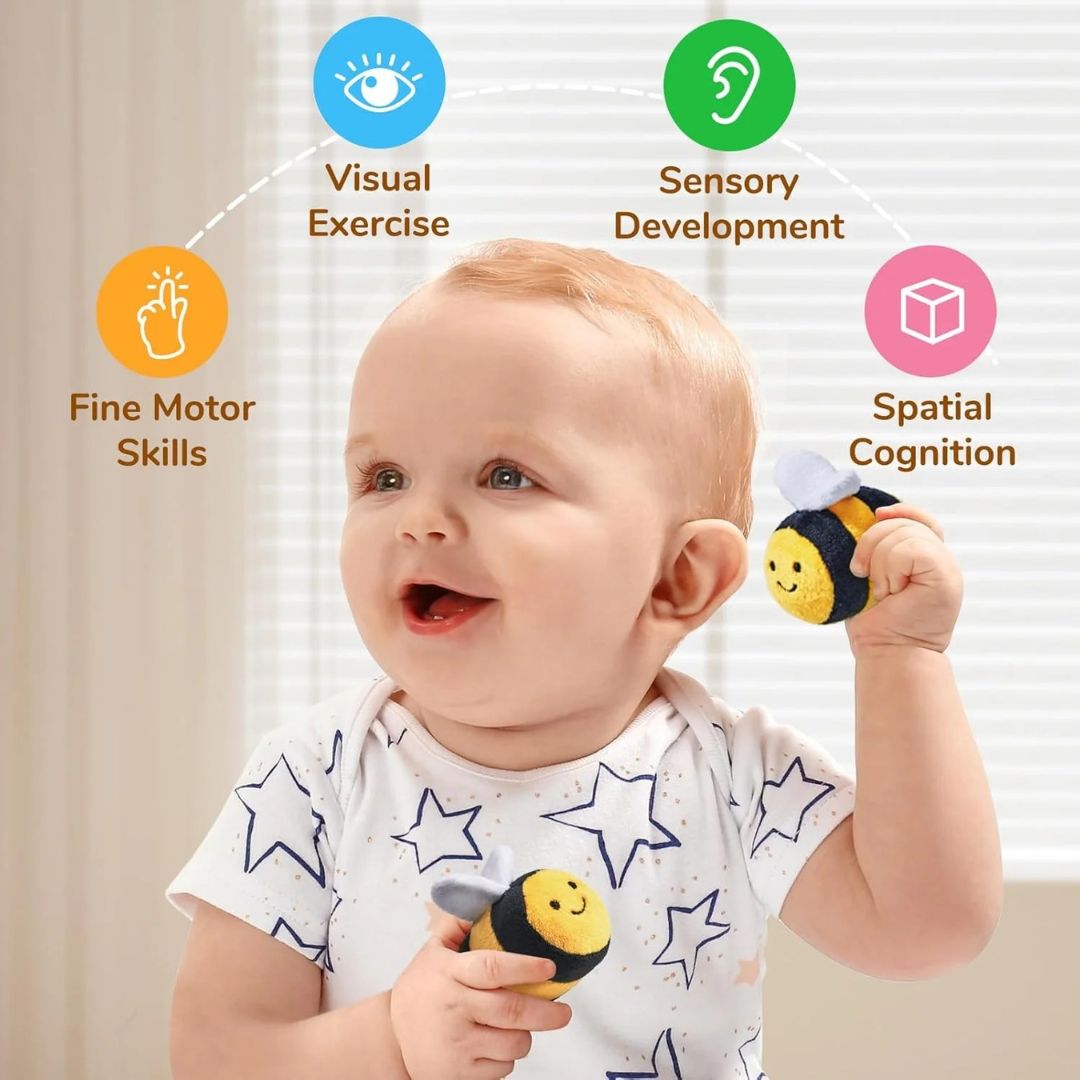 Momi Toys Plush Beehive Sensory Toy