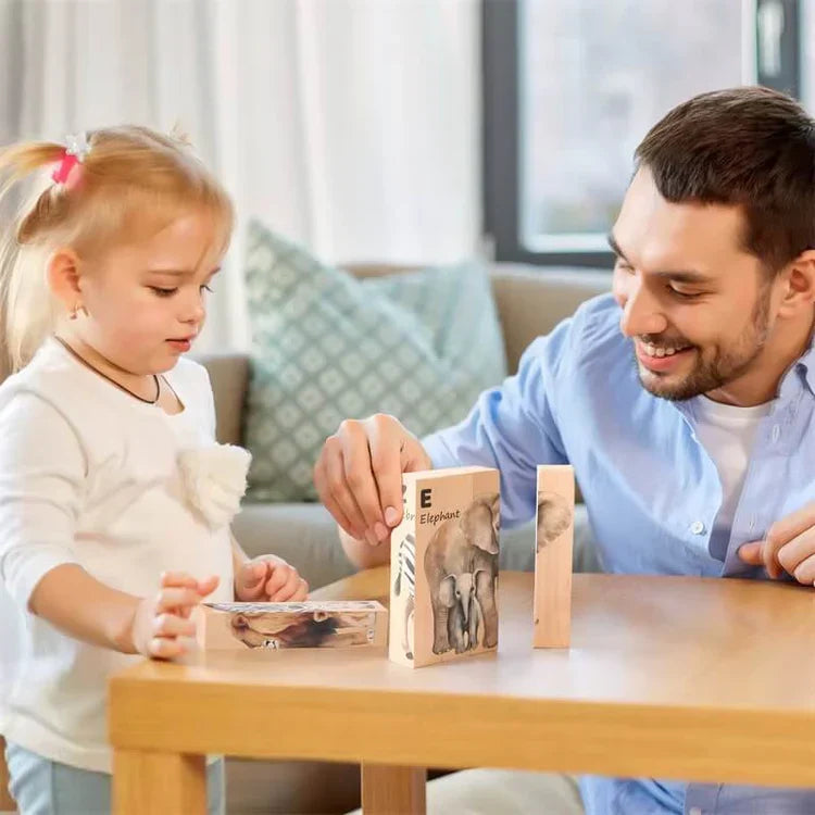 Momi Toys Wooden Animal Chunky Puzzle