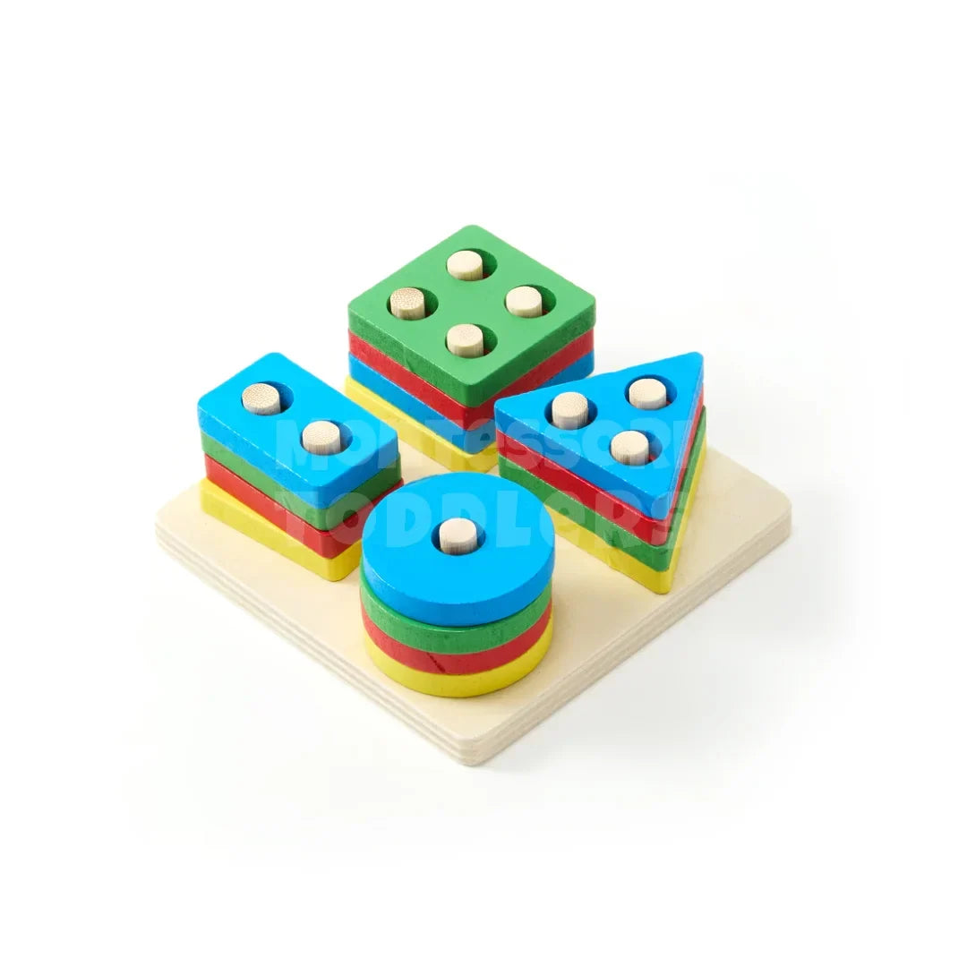 Momi Toys Wooden Shape Puzzle