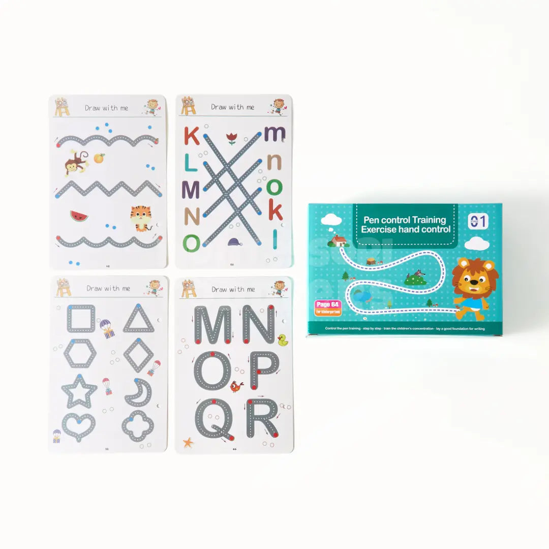Momi Toys Reusable Writing Practice Workbook
