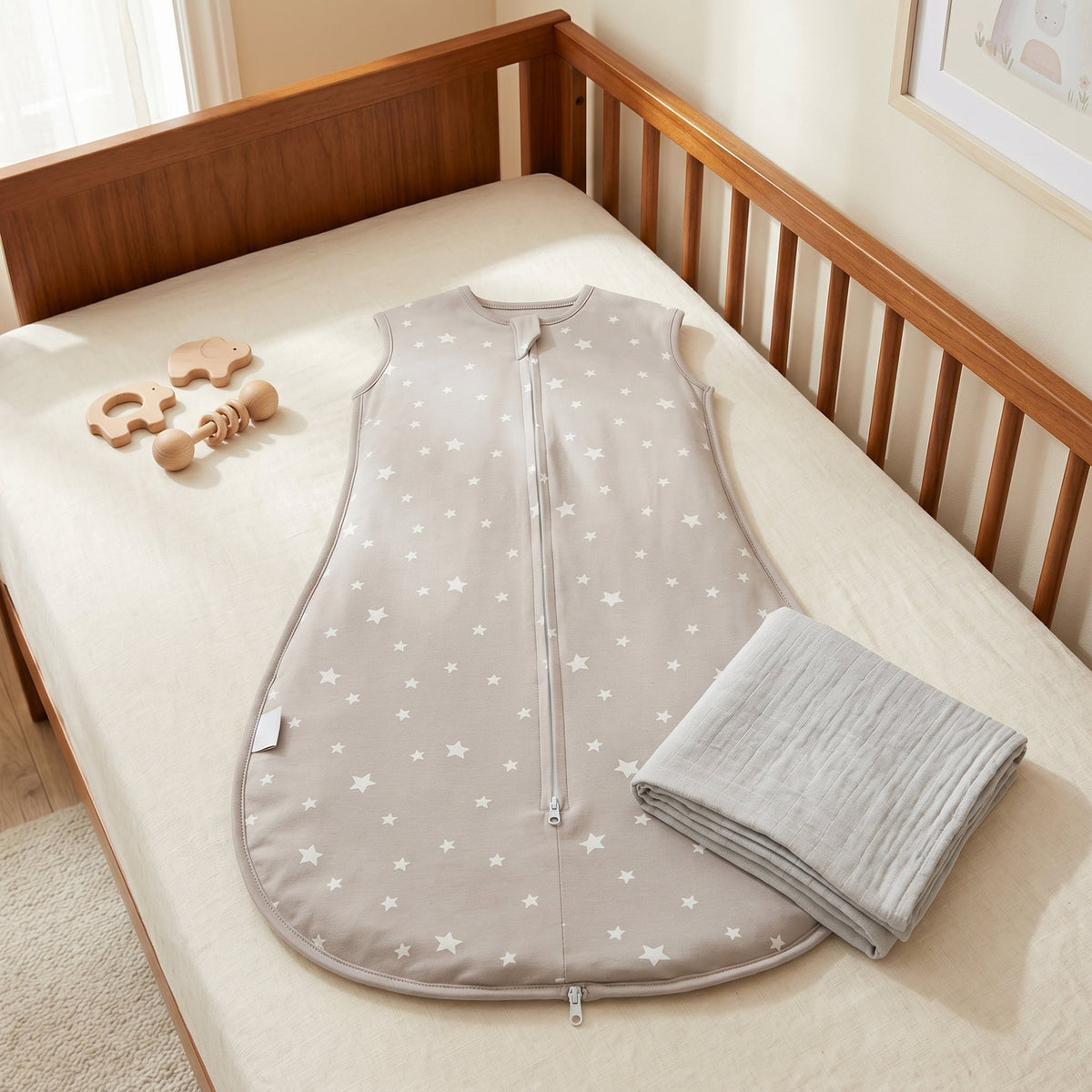 Momi Toys Sleeveless Baby Sleep Sack, Wearable Blanket