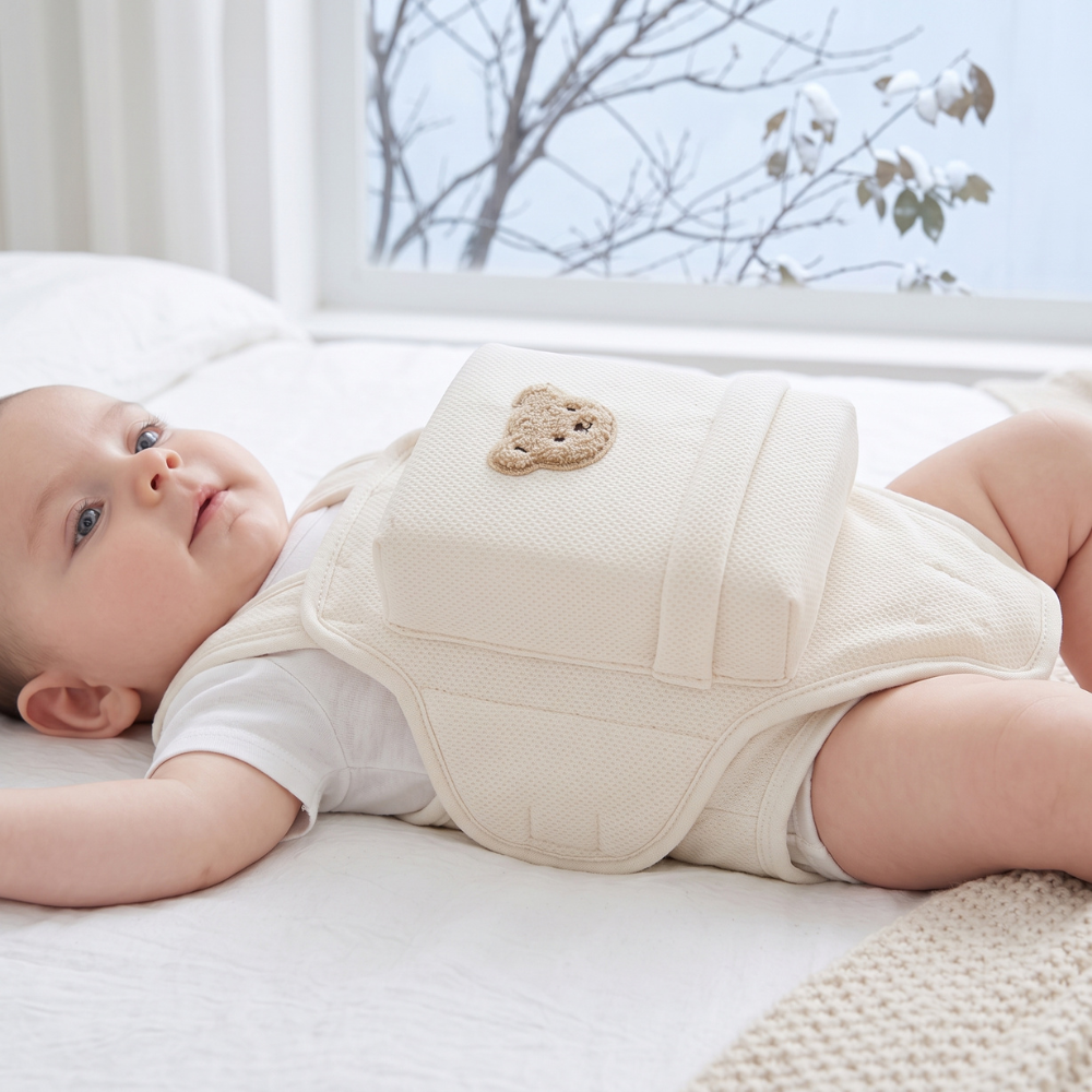 Momi Toys Anti Roll Baby Sleep Pillow, Chest Positioner