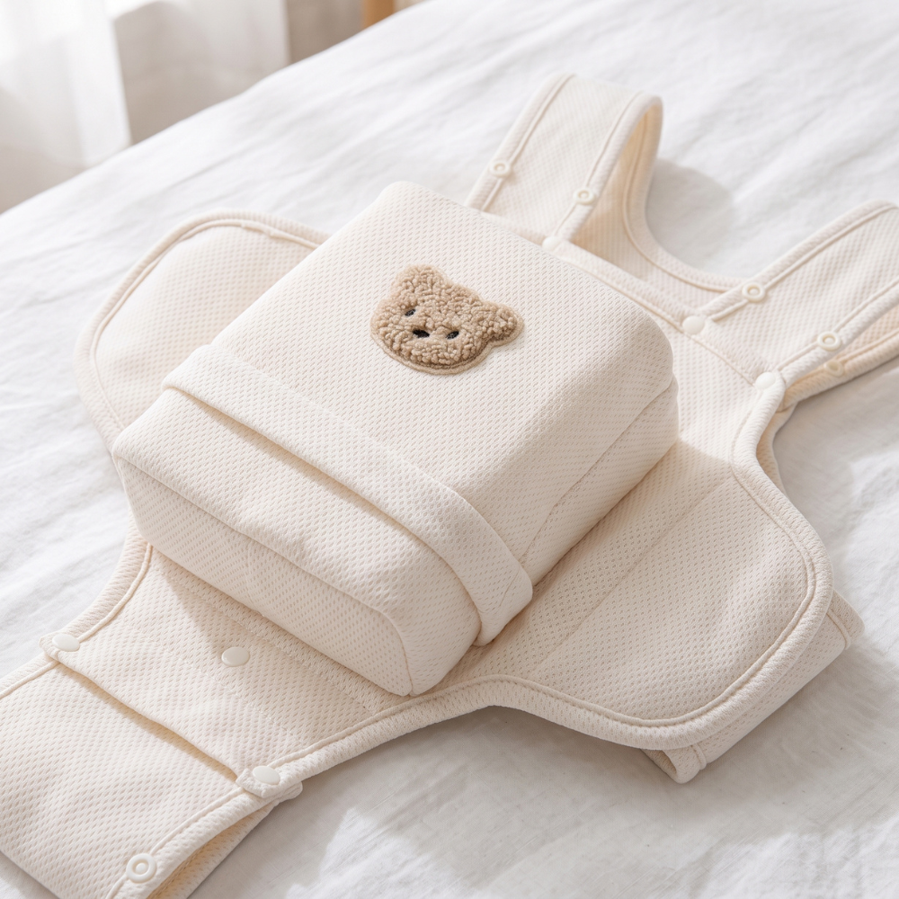 Momi Toys Anti Roll Baby Sleep Pillow, Chest Positioner