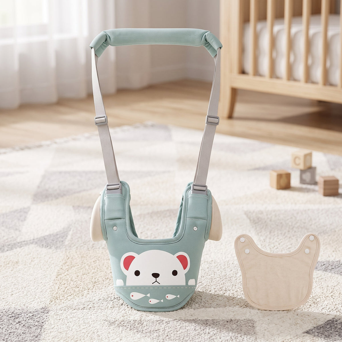 Momi Toys Walking Harness Belt, Baby Walker Support Leash