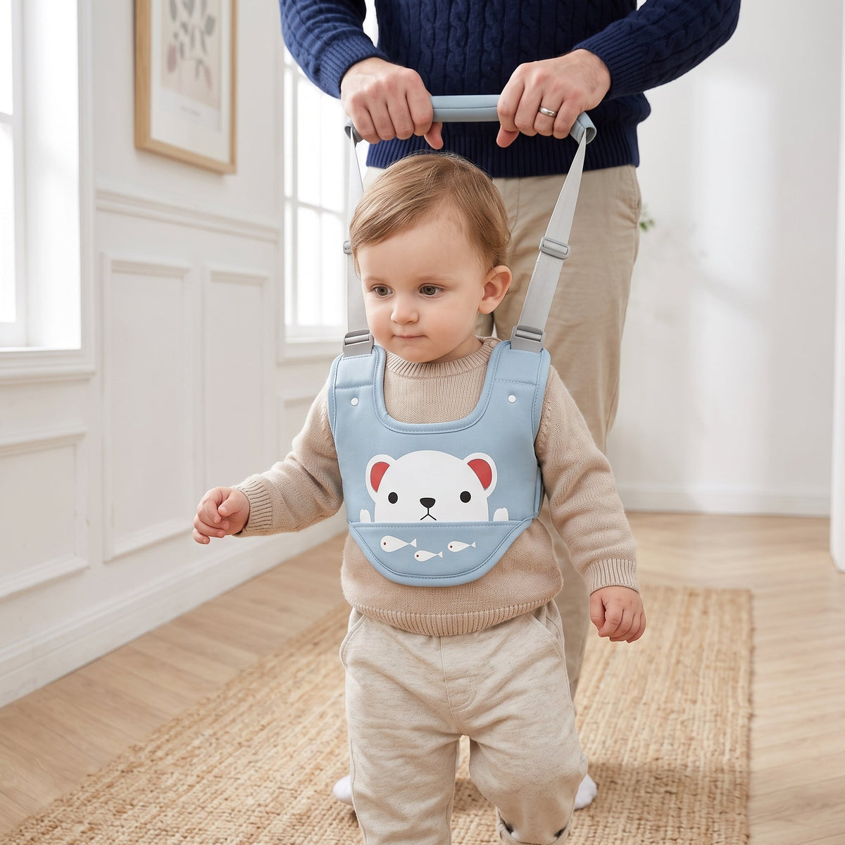 Momi Toys Walking Harness Belt, Baby Walker Support Leash