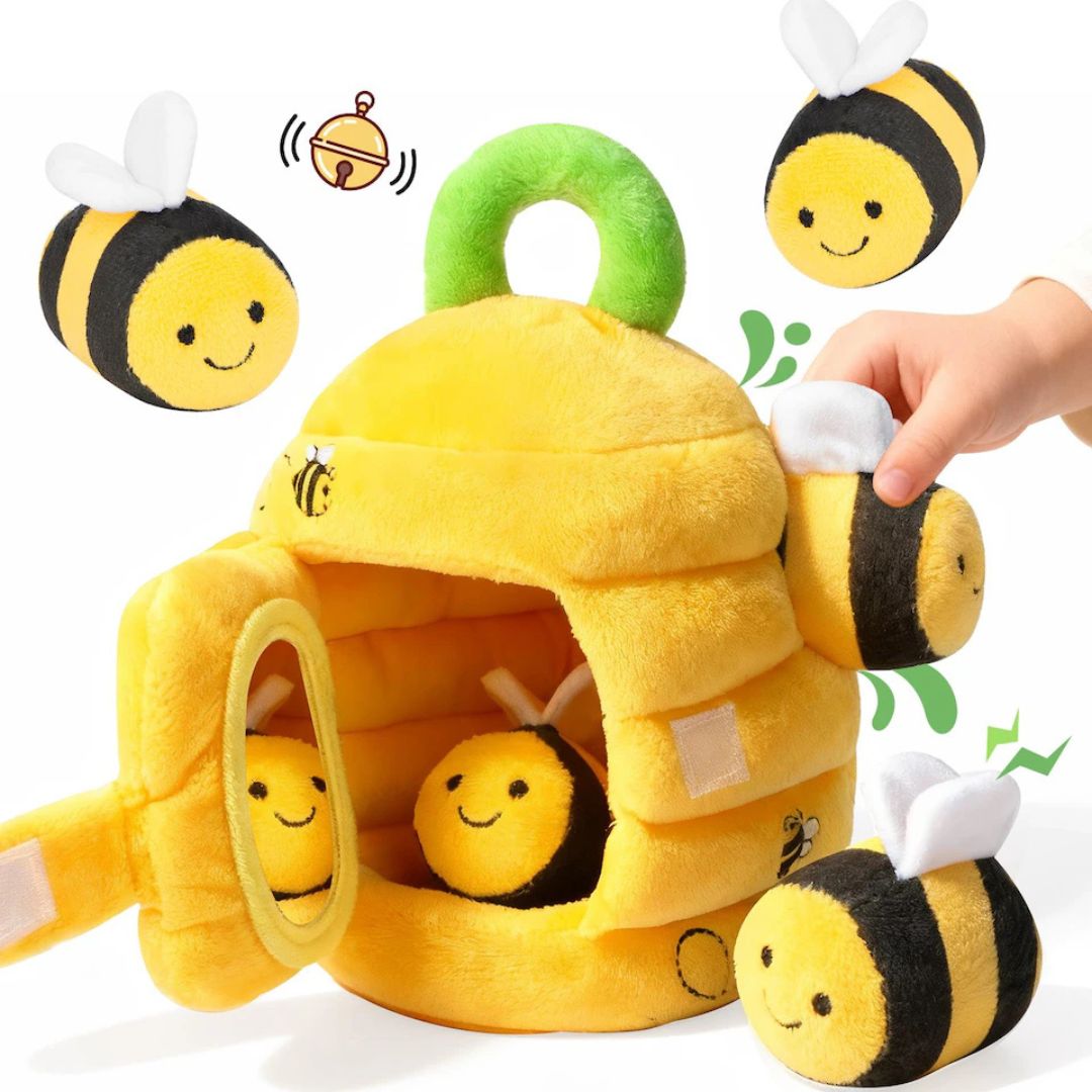 Momi Toys Plush Beehive Sensory Toy