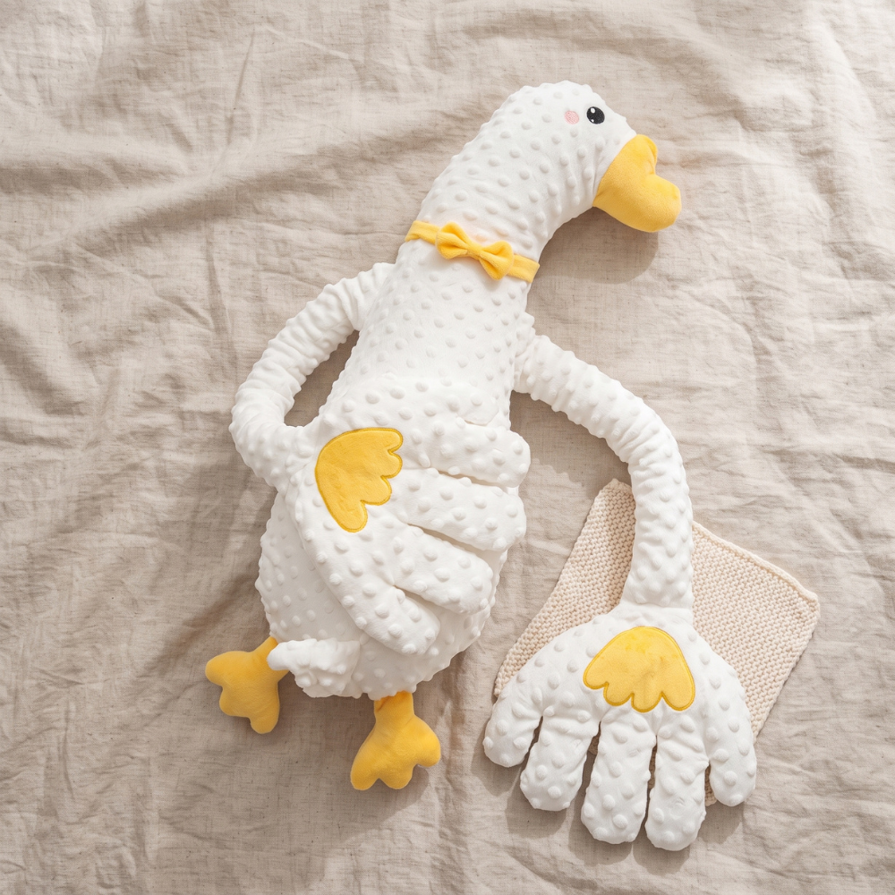 Momi Toys Duck Plush Toy, Weighted Soothing Stuffed Animal