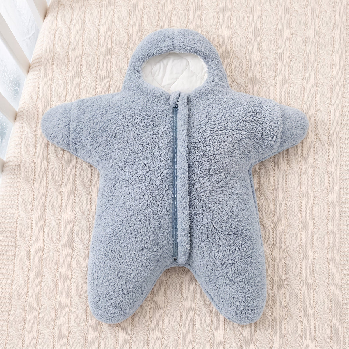 Momi Toys Starfish Baby Sleep Sack, Hooded Wearable Blanket