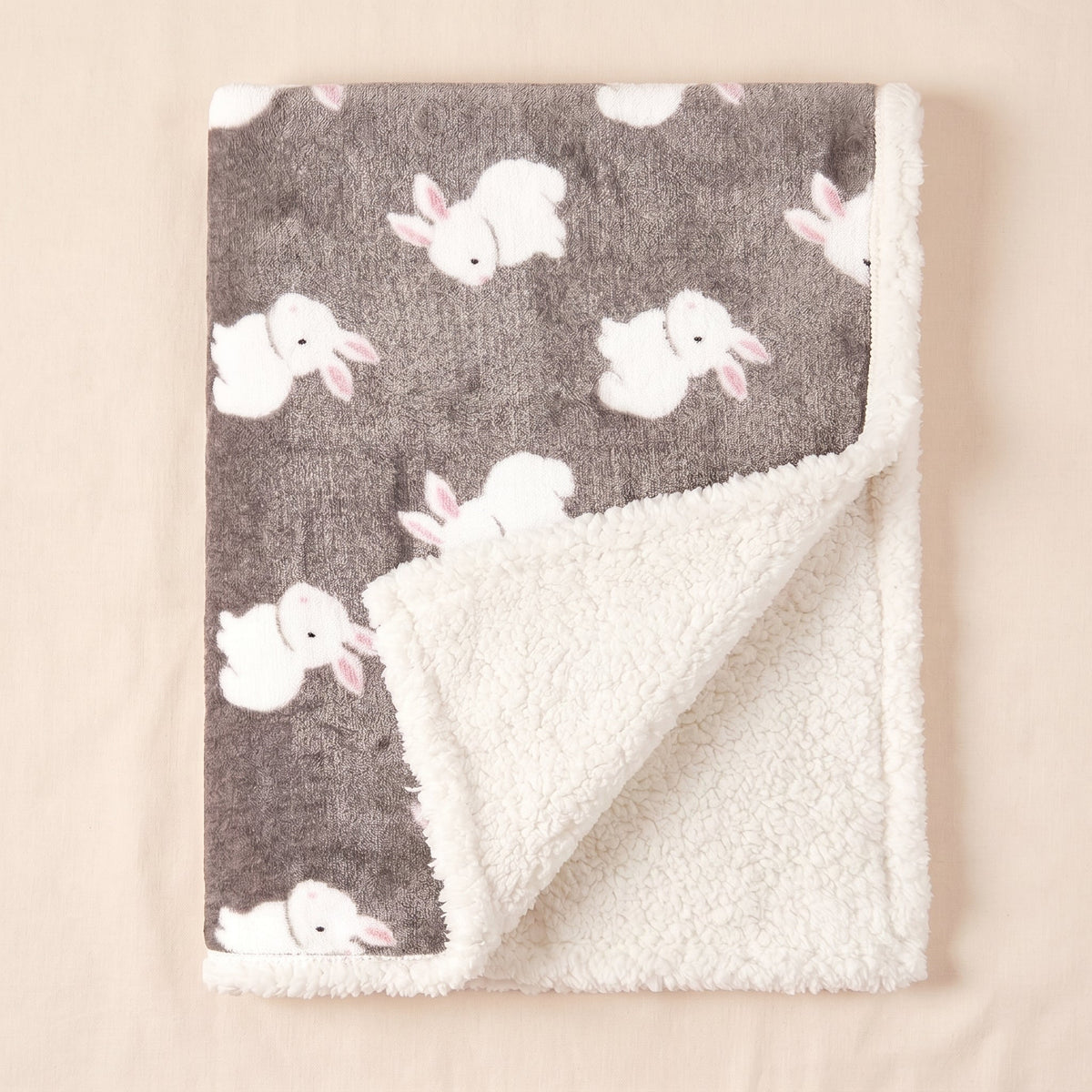 Momi Toys Flannel Baby Blanket, Sherpa Fleece Stroller Blanket