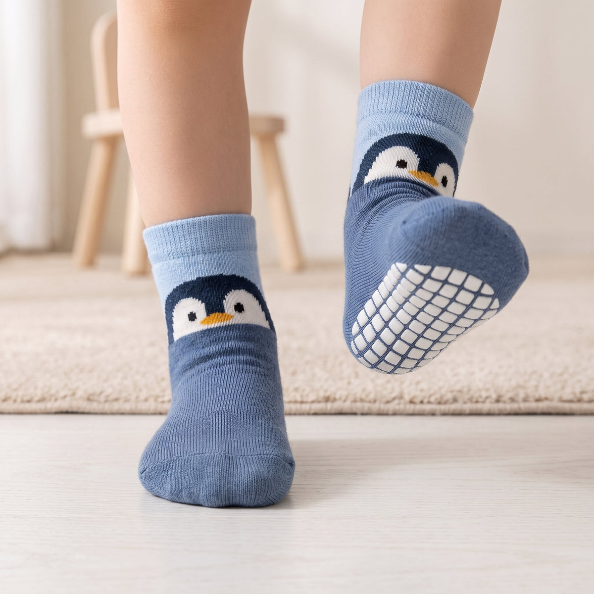 Momi Toys Animal Baby Socks, Non Slip Grip Socks
