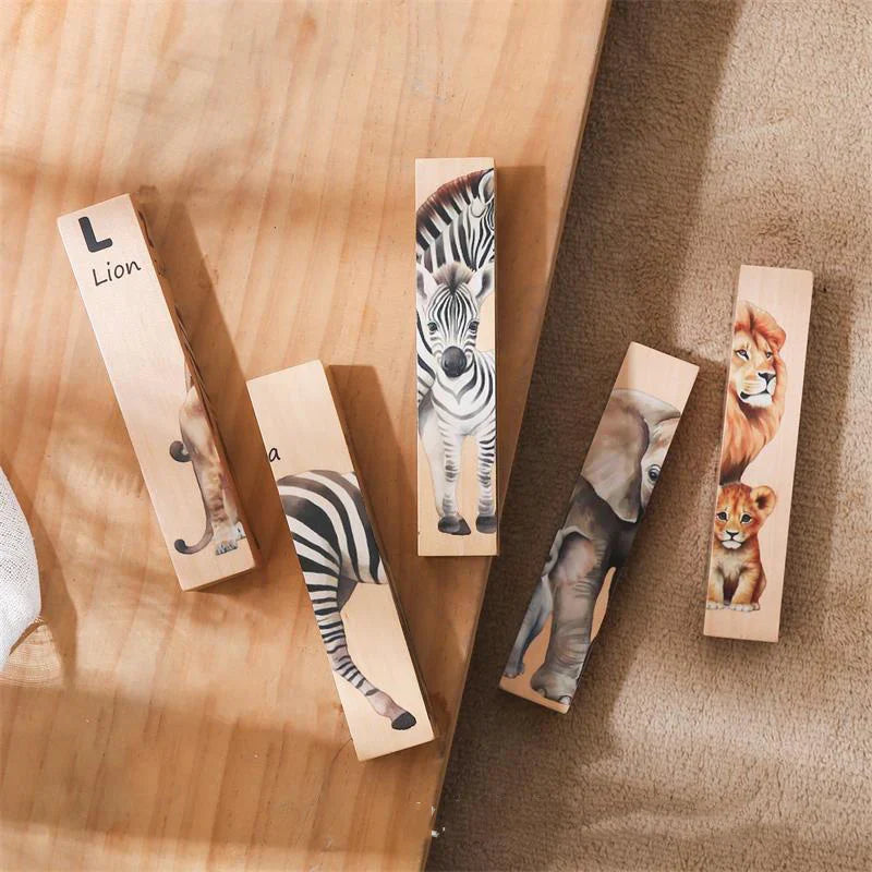 Momi Toys Wooden Animal Chunky Puzzle