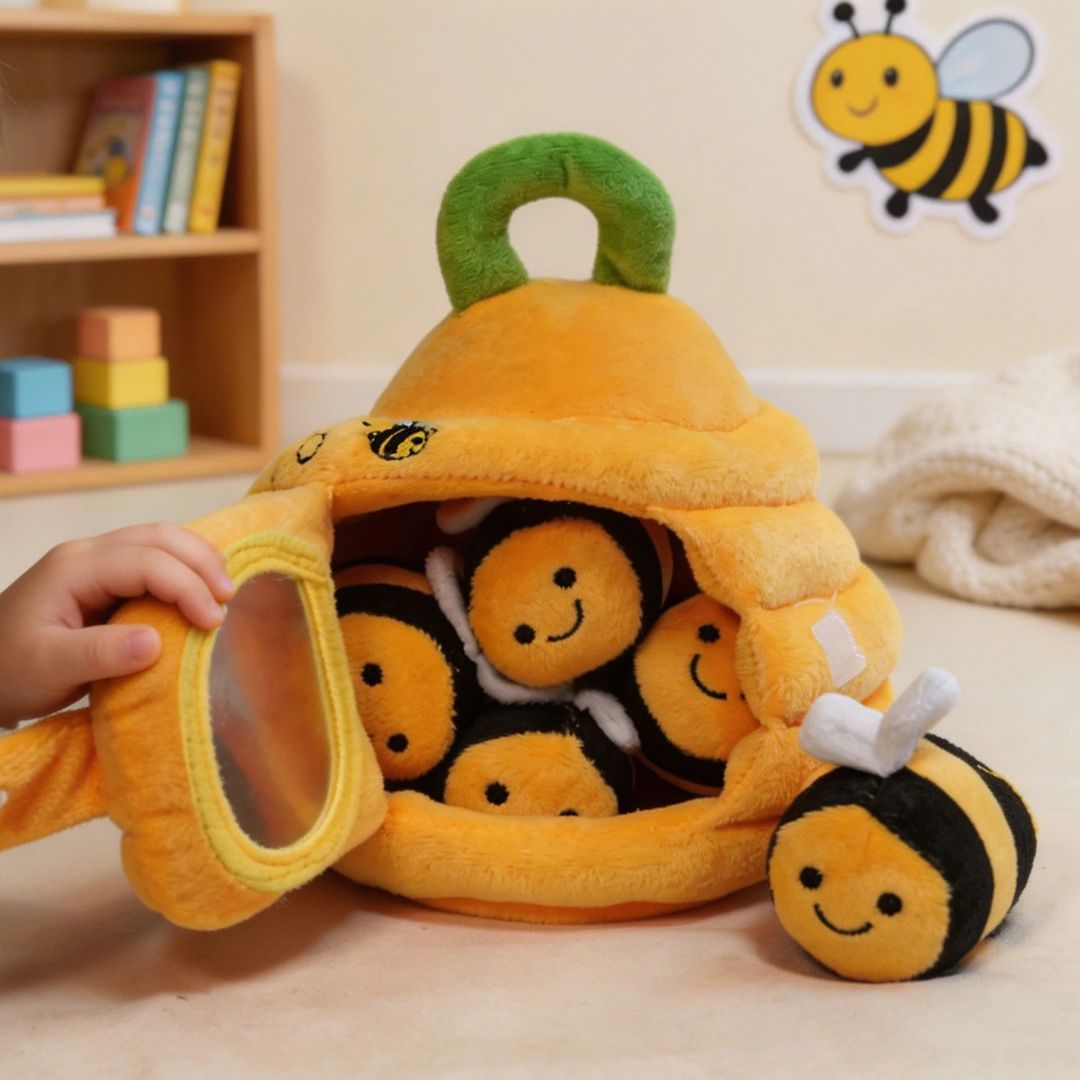 Momi Toys Plush Beehive Sensory Toy