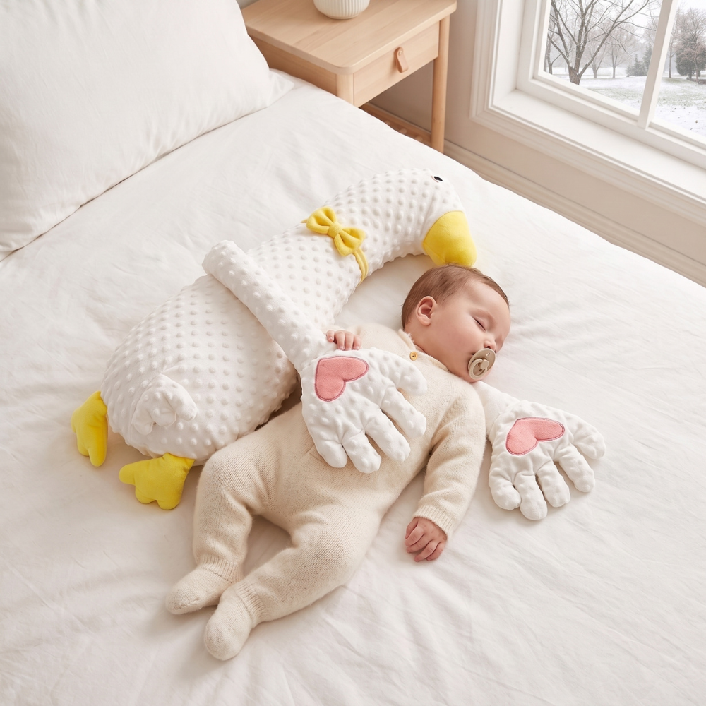 Momi Toys Duck Plush Toy, Weighted Soothing Stuffed Animal