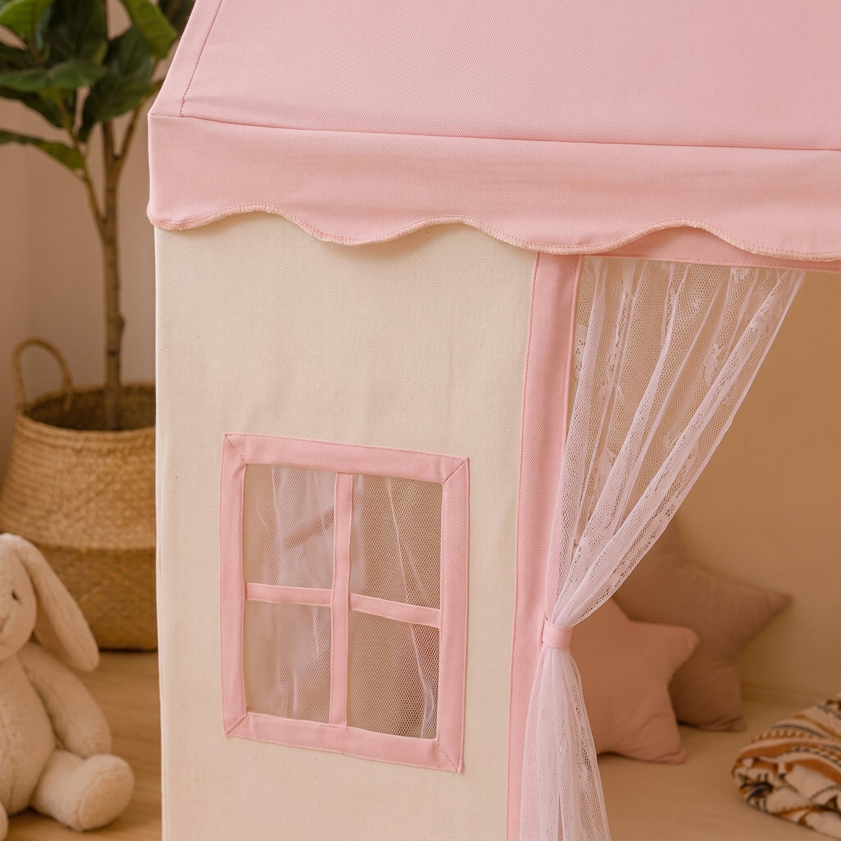 Momi Toys Cotton Play Tent, Kids Teepee Indoor Playhouse