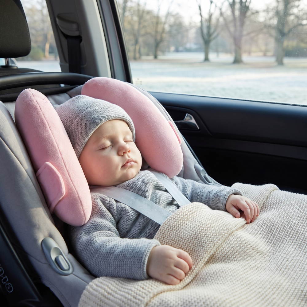 Momi Toys Baby Head Support Pillow, Car Seat Neck Cushion
