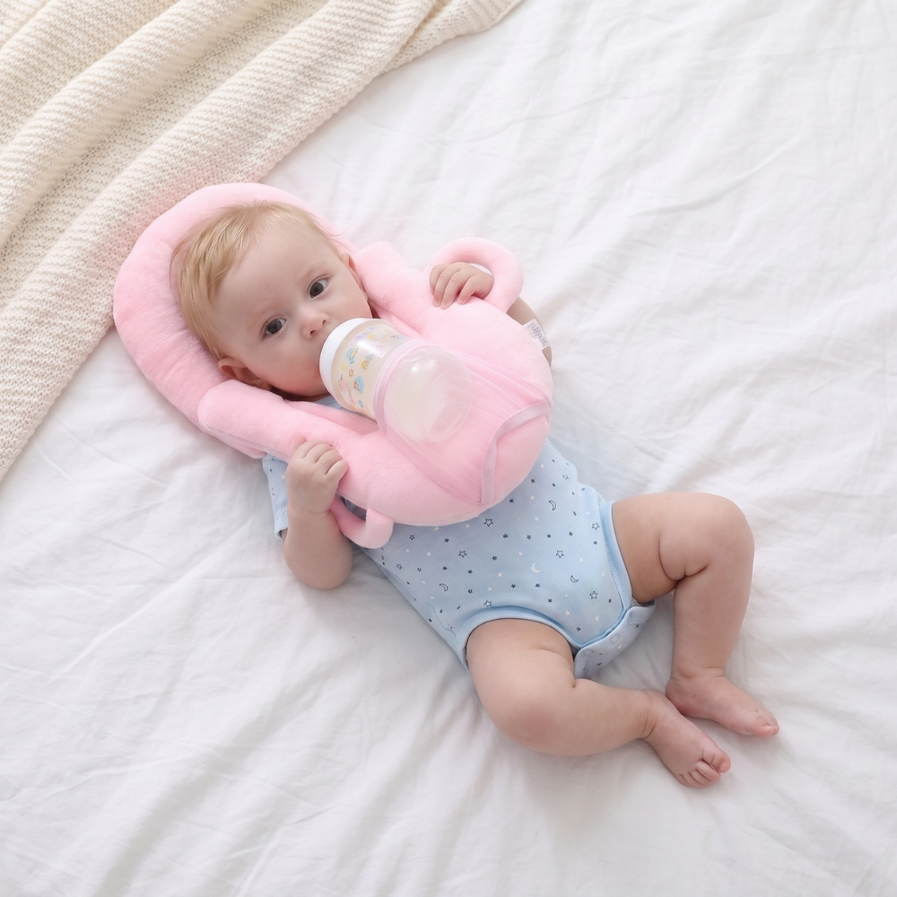 Momi Toys Baby Feeding Pillow, Bottle Holder Nursing Pillow