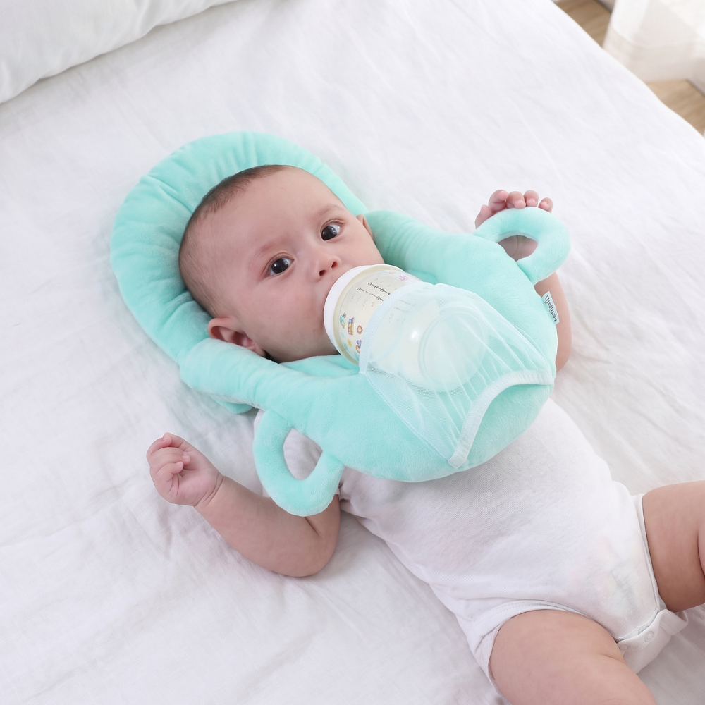 Momi Toys Baby Feeding Pillow, Bottle Holder Nursing Pillow