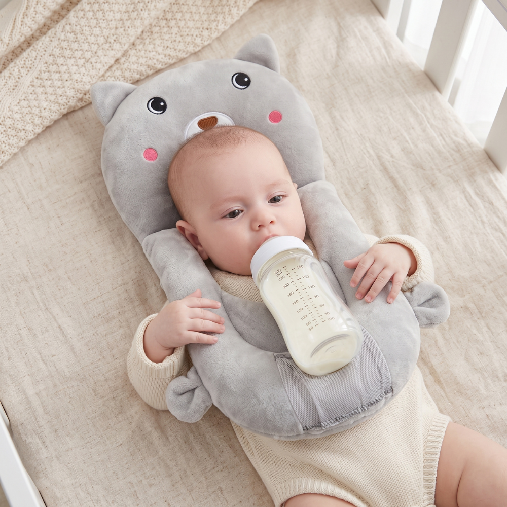 Momi Toys Baby Feeding Pillow, Bottle Holder Nursing Pillow