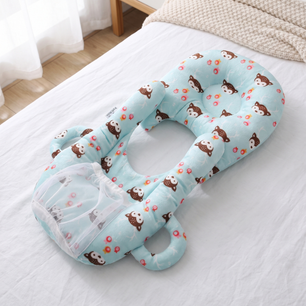 Momi Toys Baby Feeding Pillow, Bottle Holder Nursing Pillow