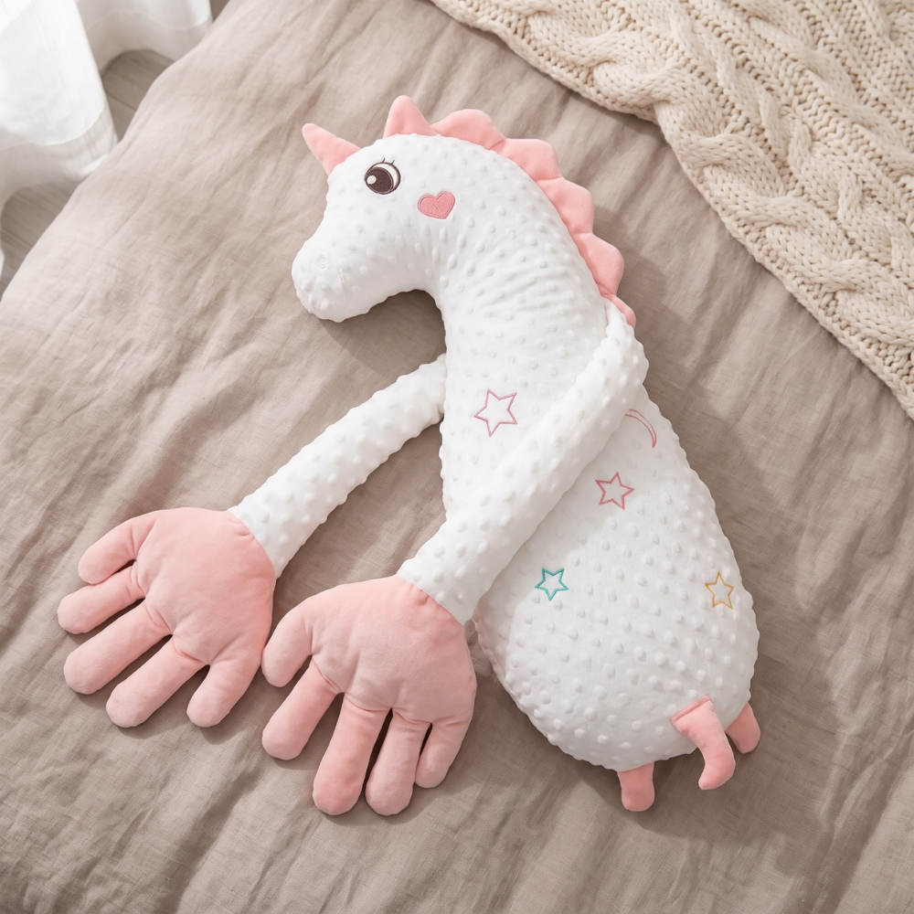 Momi Toys Unicorn Baby Patting Soother, Plush Sleep Aid
