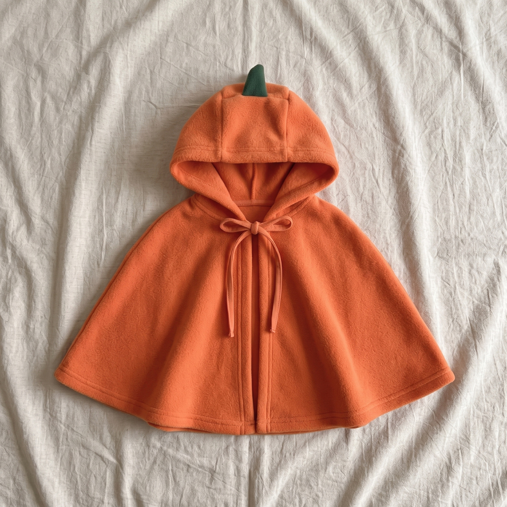 Momi Toys Halloween Kids Cape, Hooded Fleece Costume Poncho