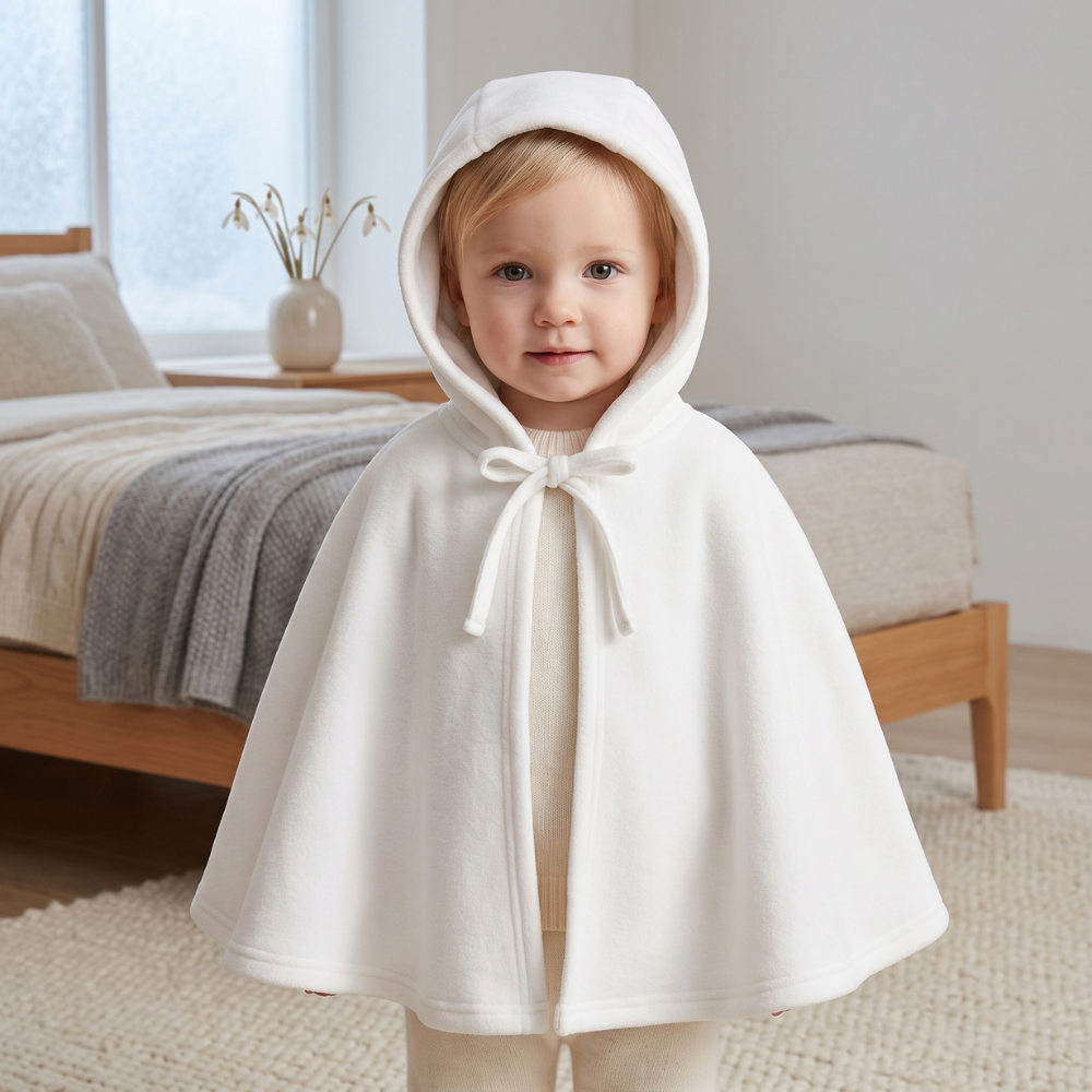 Momi Toys Halloween Kids Cape, Hooded Fleece Costume Poncho