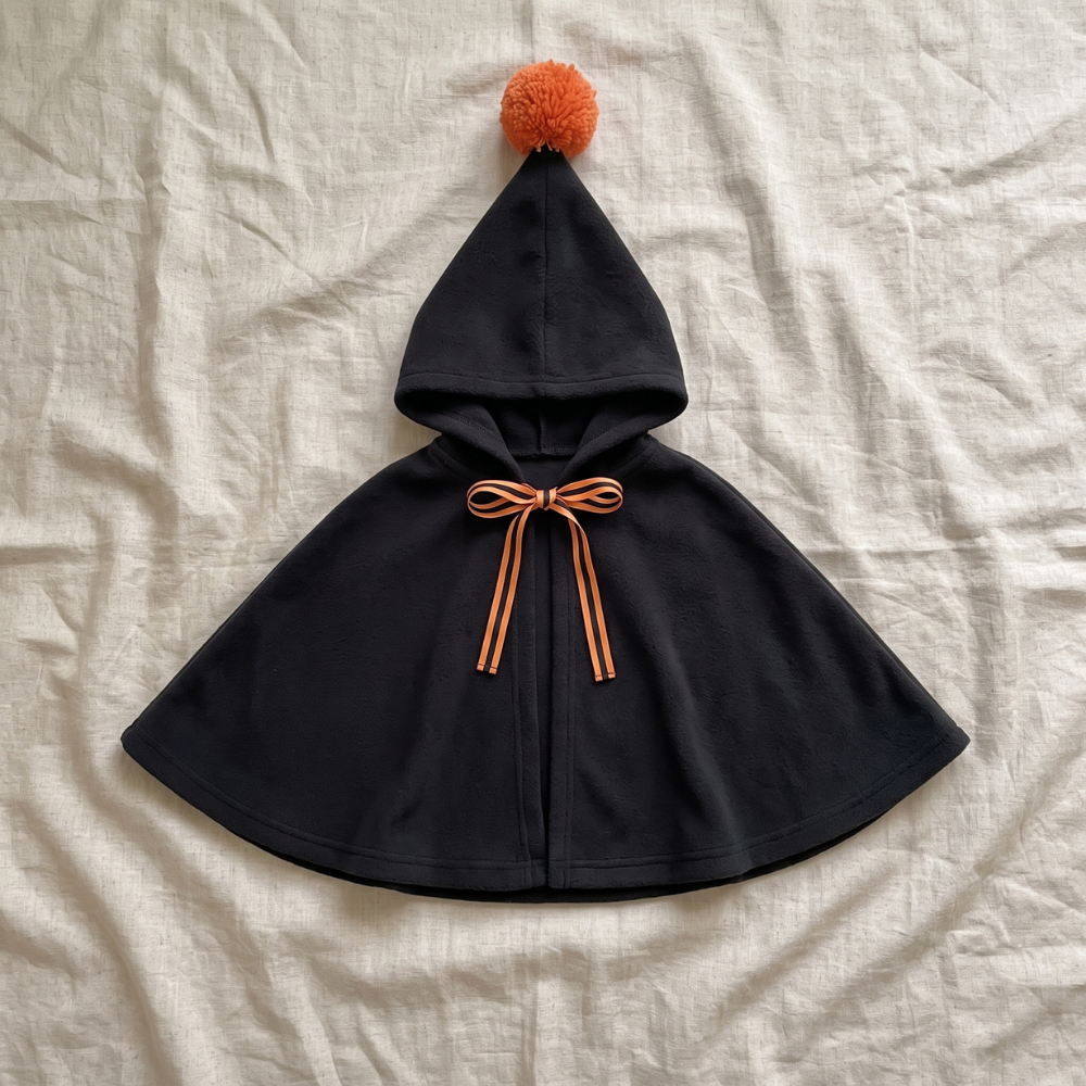 Momi Toys Halloween Kids Cape, Hooded Fleece Costume Poncho