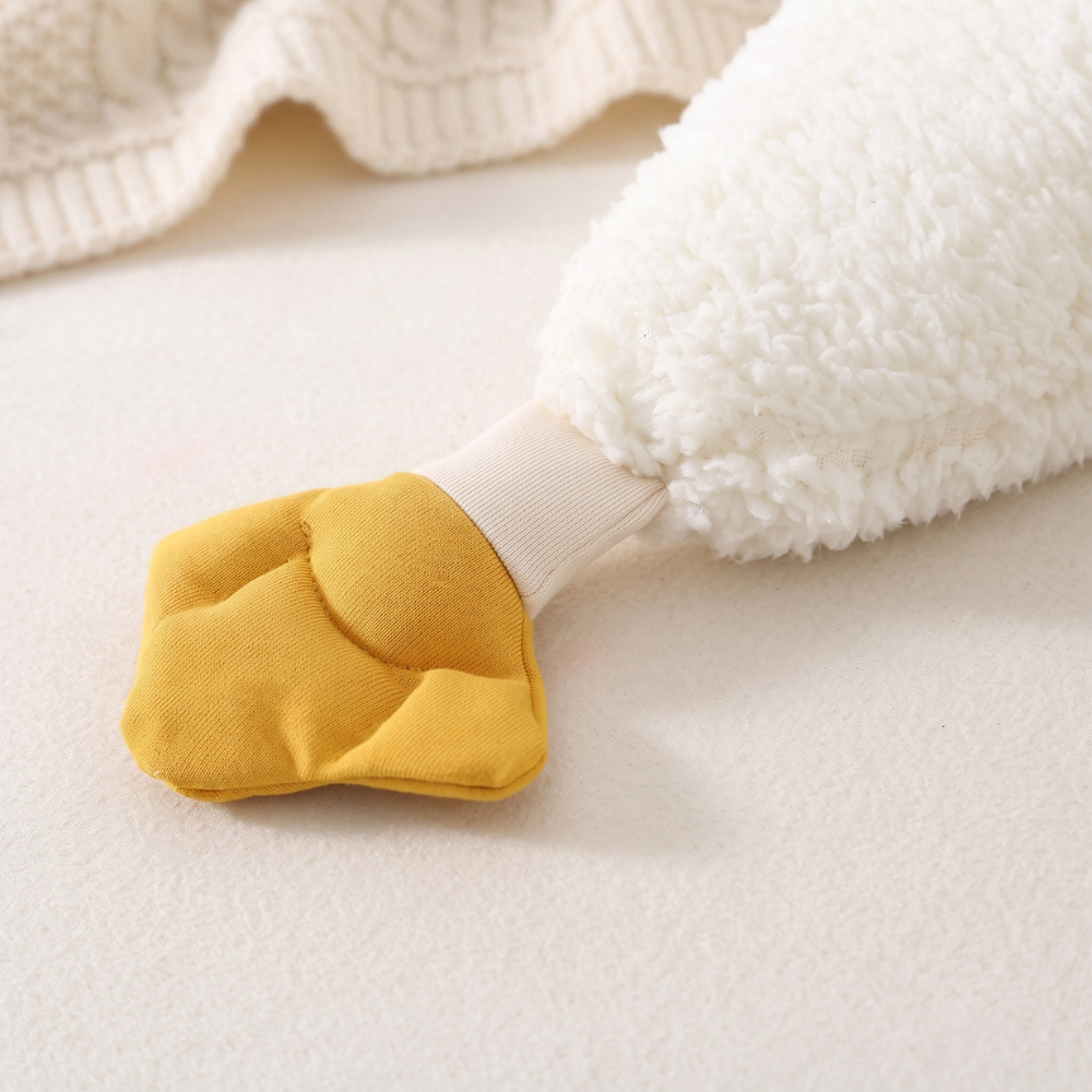 Momi Toys Duck Baby Sleep Sack, Sherpa Wearable Blanket