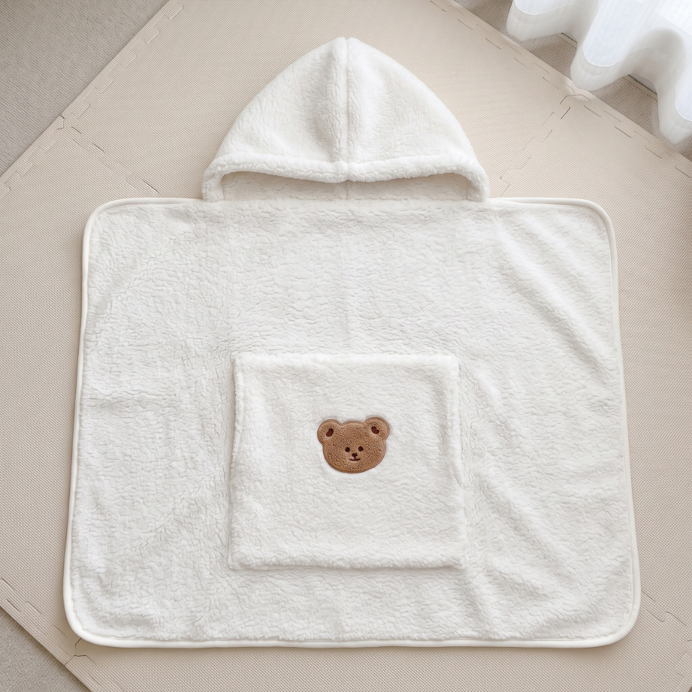 Momi Toys Sherpa Baby Blanket, Stroller Carrier Cover