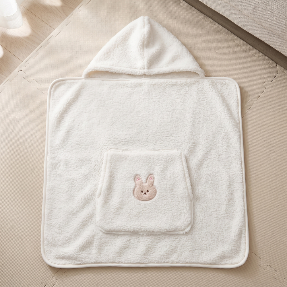 Momi Toys Sherpa Baby Blanket, Stroller Carrier Cover