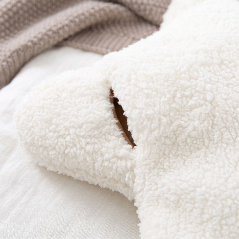 Momi Toys Duck Baby Sleep Sack, Sherpa Wearable Blanket