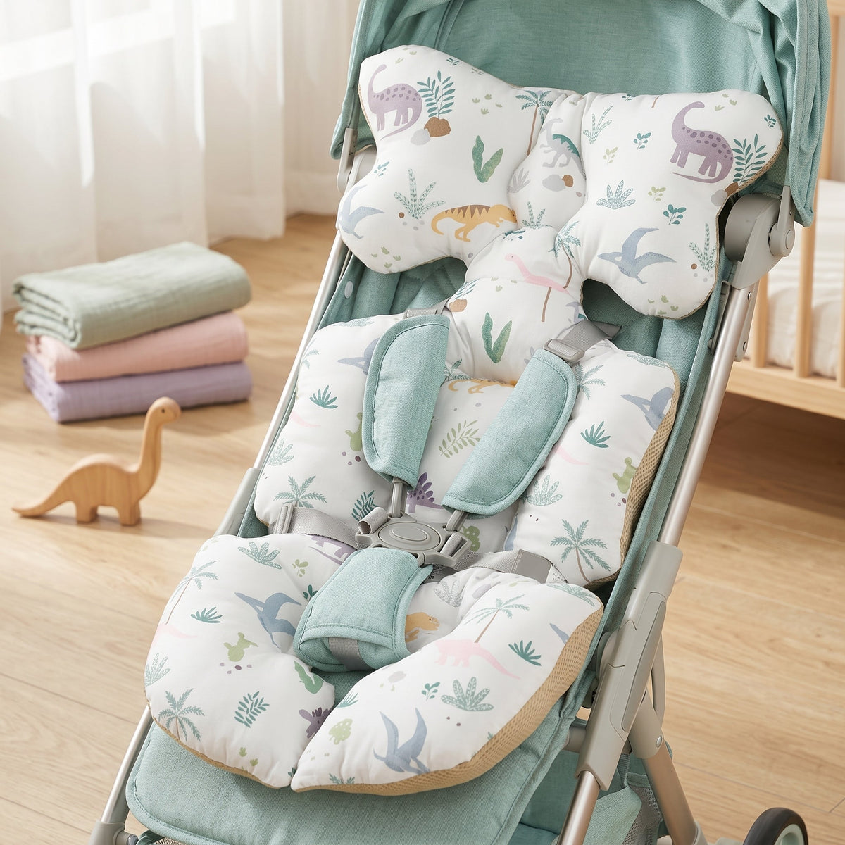 Momi Toys Breathable Baby Head & Neck Support Pillow for Strollers