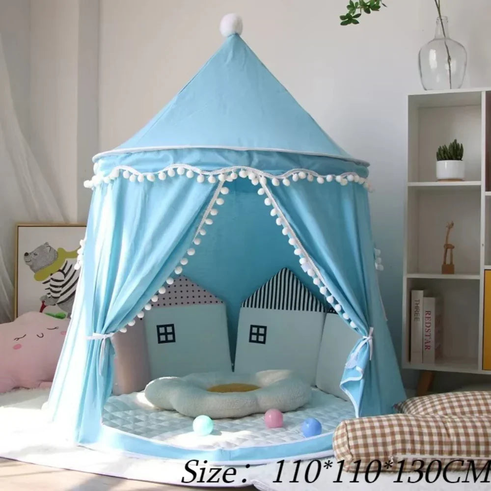 Momi Toys Canvas Play Tent, Kids Teepee Tent Playhouse