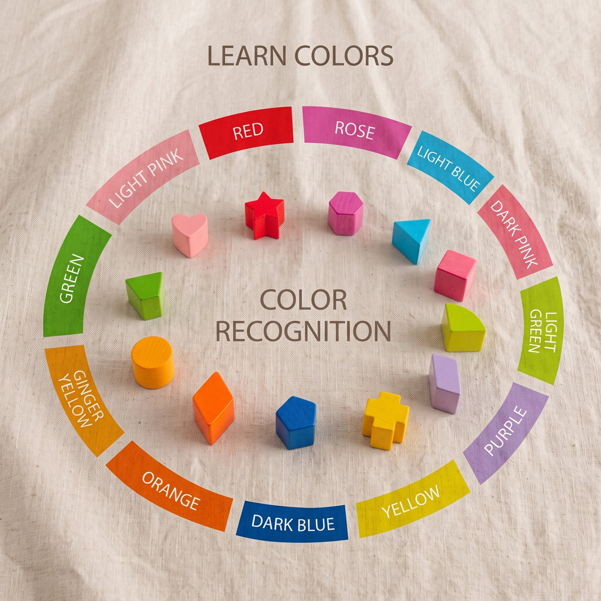 Momi Toys Wooden Shape Sorter Cube, Montessori Toy for 1 Year Olds