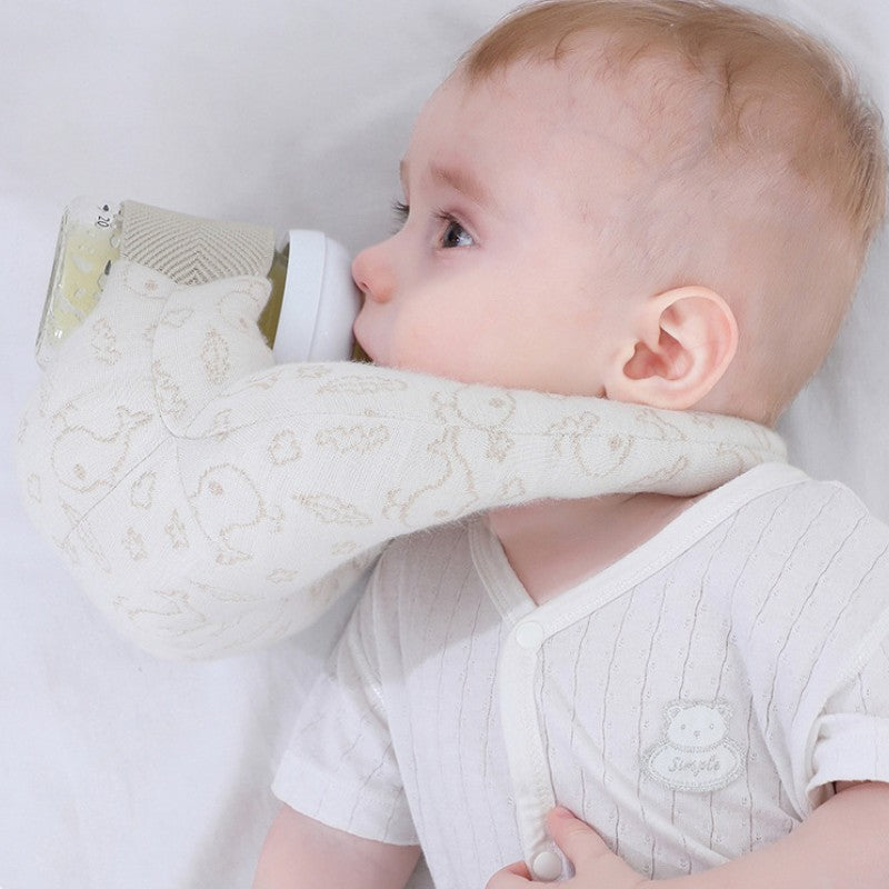 Momi Toys Baby Bottle Holder, Hands Free Feeding Pillow